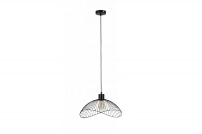 Decorazione Reto vintage lampada a sospensione in filo nero 50 cm di diametro 4151