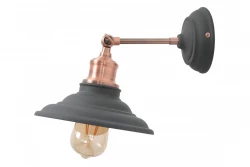 Decor Loret applique da parete regolabile antracite 20 cm di diametro 7727