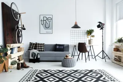 Lampadario sospeso nero senza tempo Decor Loret, 20,5 cm di diametro, 8731.