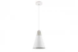 Decor Gianni elegante lampada a sospensione bianca con diametro di 22 cm 8075.