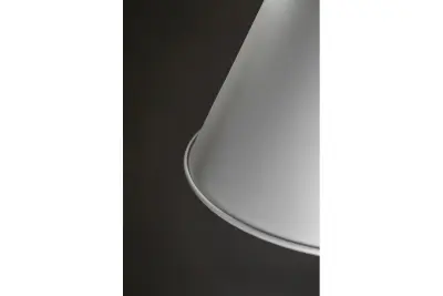 Decor Gianni elegante lampada a sospensione bianca con diametro di 22 cm 8075.