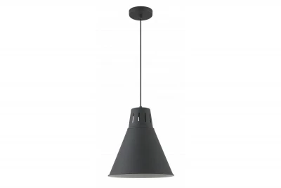 Decor Gianni elegante lampada a sospensione interamente nera con diametro di 32 cm 8136