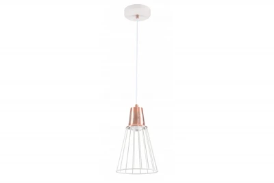 Decor Kaliope lampada a sospensione in filo di rame bianco di moda, diametro 18 cm 8235.