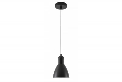 Lampada a sospensione Decor Etore nera con cavo nero 2072.