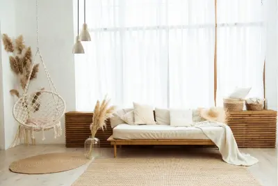 Lampada a sospensione Decor Etore beige con cavo nero 2089