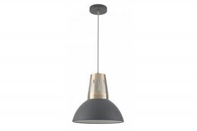 Decor Artemia lampada a sospensione antracite con finitura industriale, diametro di 34,5 cm, codice 2324.
