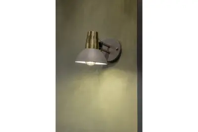 Decor Artemia elegante lampada da parete antracite con braccio in metallo, diametro 16,5 cm 2195