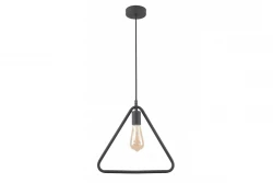 Decor Gija è un lampadario sospeso nero a forma di triangolo a un punto 2621.