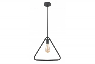 Decor Gija è un lampadario sospeso nero a forma di triangolo a un punto 2621.