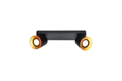 Decor Elli moderna lampada da soffitto nera con 2 fonti luminose 4557
