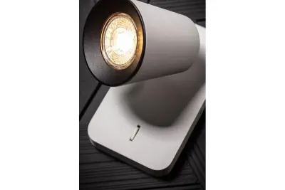 Arredo Elli moderna applique bianca con interruttore 4434