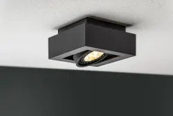 Decor Loid lampada da soffitto nera funzionale a 1 punto con 1 fonte luminosa 4687