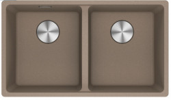 Franke Maris MRG 220-35-35 Fragranite Oyster doppio lavello da incasso