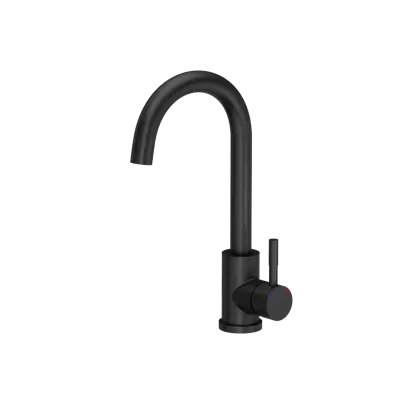 Quadri Kendal Lavello in granito nero 60x44 con scolapiatti rubinetto e dispenser per liquidi 1208957889