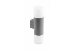 Illuminazione Corta lampioni da parete per il giardino, colore antracite, per 2 fonti luminose 1289002