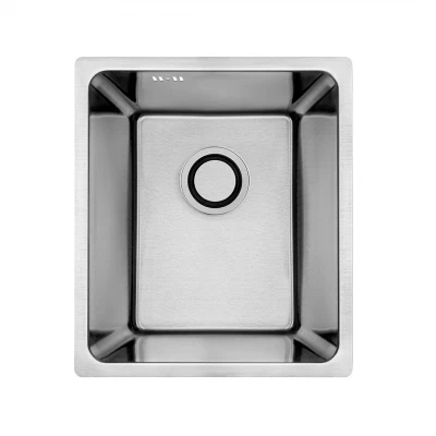 Aquadesign R25 lavello con montaggio su piano, sotto piano e incasso, in acciaio inox 34x40 cm 1208958201