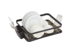 EPKA Dish nero/oro scolapiatti in acciaio 43.3x10.5x32cm 1208958249