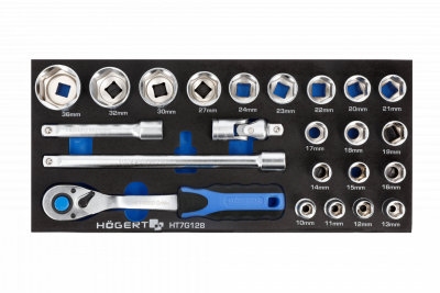 Hoegert Set di prese con manico a cricchetto 1208962038