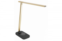 Decor Lampada da scrivania Bressi 8W 450lm AC220-240V 3-CCT Ricarica wireless USB PF>0 5 RA>80 Nero / Oro 1208962479