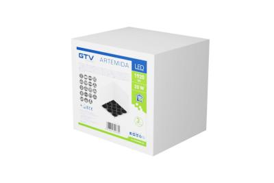 Decor Apparecchio LED ARTEMIDA 20W 1920lm AC220-240V 50/60 Hz PF>0 9 Ra≥80 IP20 IK08 4000K 38° bianco quadrato. 1208962641