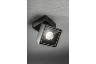 Decor Luminare LED BIANCO 8W 680lm AC220-240V 50/60 Hz PF>0 9 Ra≥80 IP20 IK06 36° 4000K quadrato nero. 1208962670