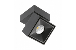 Decor Luminare LED BIANCO CCT 8W 680lm AC220-240V 50/60 Hz Ra≥80 IP20 36° 2700/3300/4000K nero quadrato. 1208962676