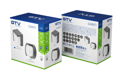 Decor Apparecchio per facciata CANTI LED 12W 1000lm AC220-240V 50 / 60Hz IP65 4000K 1208962697