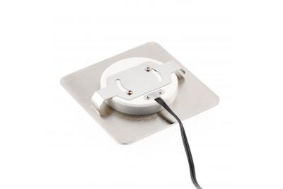 Decor Luminare per scala a LED ESCADA KB DC12V quadrata con copertura opaca 0 8W 70lm 4000K cavo inox 150cm.