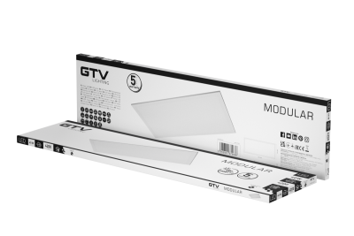 Lampada a LED MODULAR, piastra posteriore, 120x30cm, 4000K, 40W, 4200lm, AC220-240V, PF>0,9, IP54, 5y, UGR<19 1208962998