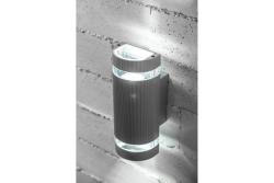 Decor Lampada da parete a due direzioni SILVA GU10 MAX 2x50W IP54 AC220-240V 50/60Hz grigio. 1208963136