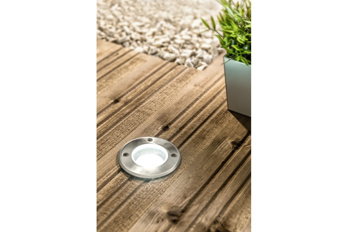 Decor Apparecchio incasso per vialetto ALFA-O max.50 W GU10 IP67 AC220-240V 50/60Hz inox 1208963695