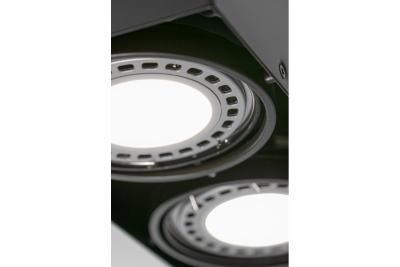 Decor Apparecchio PIREO N a incasso DOPPIO IP20 nero/nero 1208963773