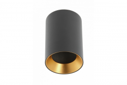 Decor Lampada da soffitto AERO in alluminio 70x100mm IP20 max. 20W nera rotonda 1208963807