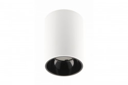 Decor Lampada a soffitto ARIES PC 73x105mm IP20 max 20W rotonda bianca/nera 1208963818