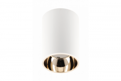 Decor Lampada a soffitto ARIES PC 73x105mm IP20 max 20W rotonda bianca/oro 1208963819