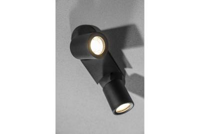 Decor Lampada a soffitto BLINK AC220-240V 50/60 Hz GU10 max. 20W*2 IP20 doppia nera 1208963842