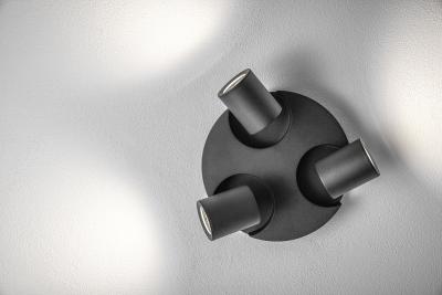 Decor Lampada a soffitto BLINK II max. 250V 50/60 Hz GU10 max. 20W*3 IP 20 nero triplo 1208963848
