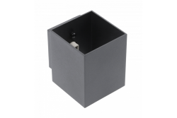 Decor Apparecchio da parete CAMPIONE in alluminio G9 IP20 max. 40W IP20 quadrato nero. 1208963849
