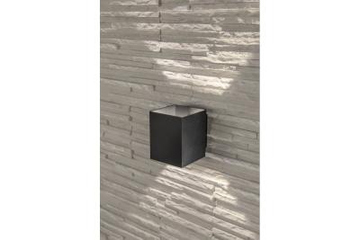 Decor Apparecchio da parete CAMPIONE in alluminio G9 IP20 max. 40W IP20 quadrato nero. 1208963849