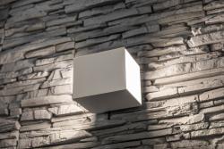 Decor Apparecchio da parete CAMPIONE in alluminio G9 IP20 max. 40W IP20 quadrato bianco. 1208963850