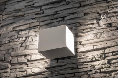 Decor Apparecchio da parete CAMPIONE in alluminio G9 IP20 max. 40W IP20 quadrato bianco. 1208963850