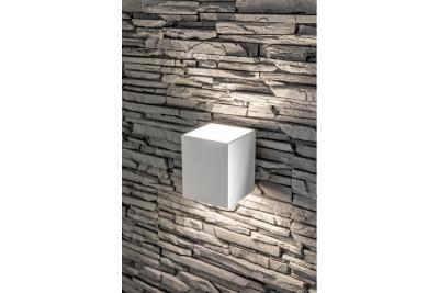 Decor Apparecchio da parete CAMPIONE in alluminio G9 IP20 max. 40W IP20 quadrato bianco. 1208963850