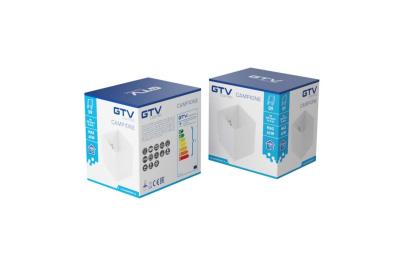 Decor Apparecchio da parete CAMPIONE in alluminio G9 IP20 max. 40W IP20 quadrato bianco. 1208963850