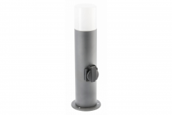 Decor Lampada da giardino CORTA-P 40 E27 MAX.25W IP44 AC220-240V 50-60Hz presa max. 3000W bollard grafite. 1208963861