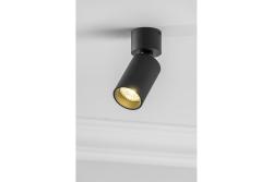 Decor Lampada a soffitto FARGO MINI in alluminio 56x150mm IP20 max 20W tonda nera 1208963877
