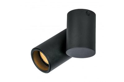 Decor Lampada da soffitto LUPO in alluminio 11.6x5.6x11.5 IP20 1*GU10 max. 50W tonda nera 1208963928