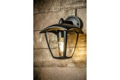 Decor Apparecchio da giardino MARINA-AD E27 MAX.20W IP54 AC220-240V 50-60Hz applique inferiore dritta nera 1208963929