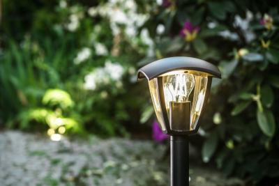 Decor Elemento da giardino MARINA-P E27 MAX.20W IP54 AC220-240V 50-60Hz pilastro nero 1208963931