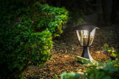 Decor L'oggetto da giardino MARINA-PS E27 MAX.20W IP54 AC220-240V 50-60Hz pilastro 30cm nero. 1208963932