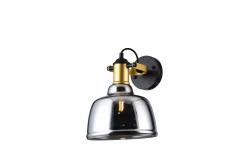 Decor Apparecchio da parete MUSCARI 4833 AC220-240V 50/60Hz 1*E27 IP20 singolo nero 1208963952